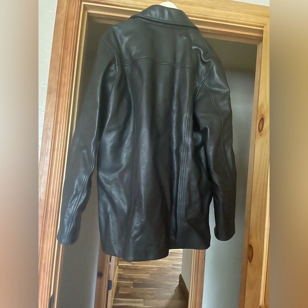 Pelle Studio Fine Black Leather Jacket with collar